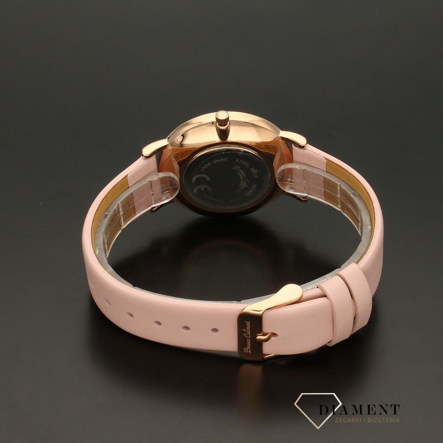 Zegarek damski Bruno Calvani BC90552 GOLD RÓŻOWY PASEK (2).jpg